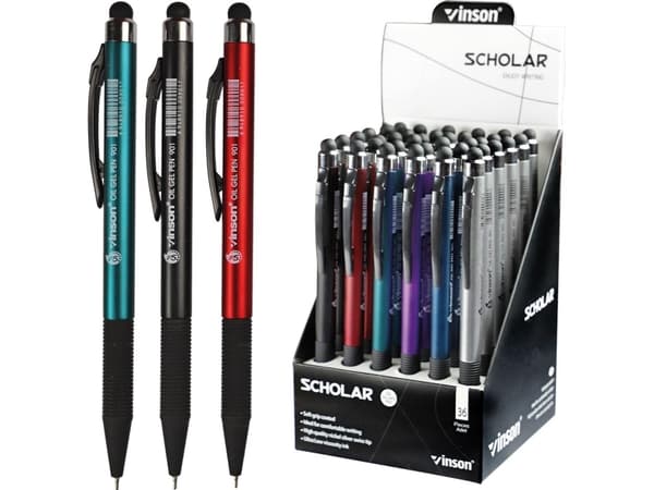 Titanum Vinson Scholar Touch Automatisk kulepenn 0,7mm 36 stk DISPLAY