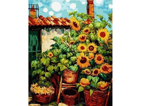 Painting by numbers 40x50 Sunflowers