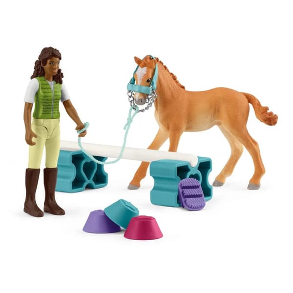 schleich® Pocket Set Träning för föl 42756