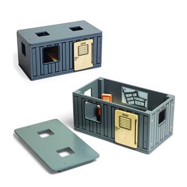 Pintoy Construction Container med kontorsmöbler