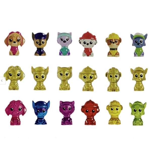Paw Patrol Bops and Tops Figurer 5 stycken