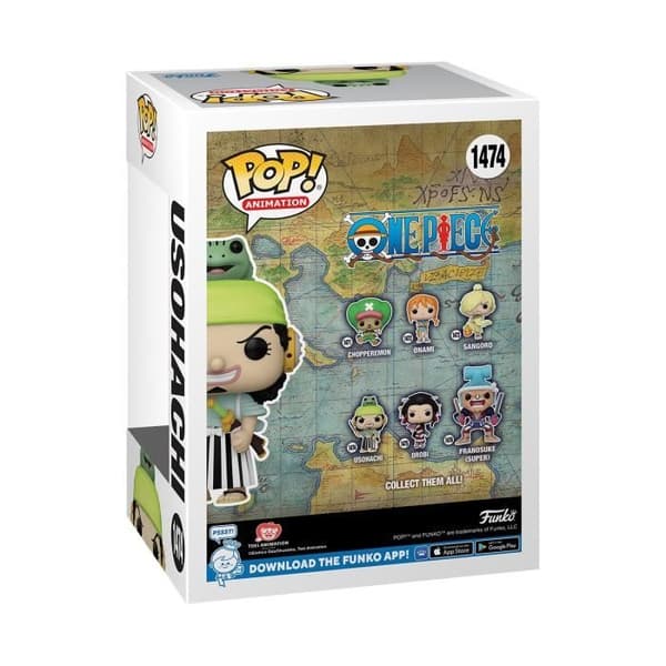 Funko Pop! One Piece - Usohachi (Wano Country Arc) - Flerfärgad - Vuxen - Grå