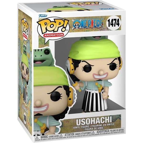 Funko Pop! One Piece - Usohachi (Wano Country Arc) - Flerfärgad - Vuxen - Grå