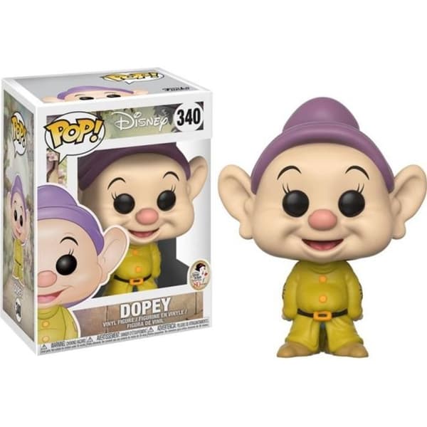 Funko Pop! Disney - Snow White and the 7 Dwarfs: Dopey - White - Disney Princesses - Pop!
