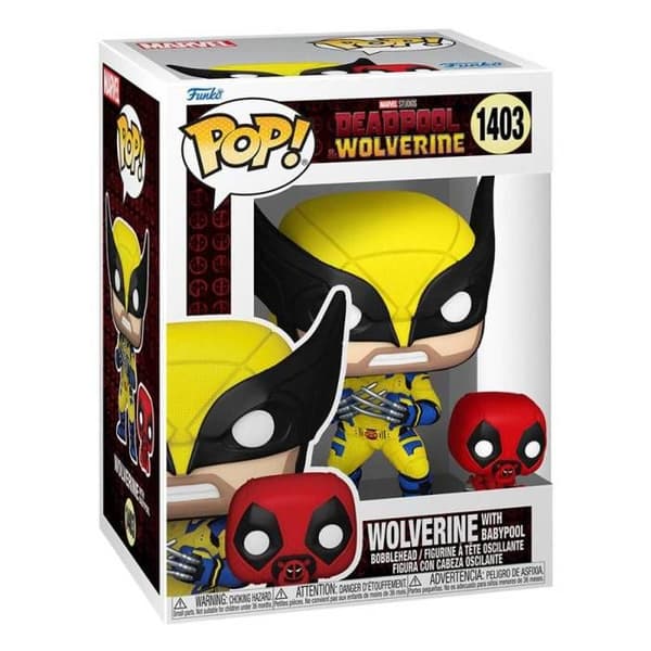 Funko Pop! Pop&amp;buddy N°1403 - Deadpool 3 - Wolverine And Babypool