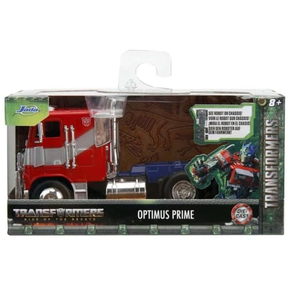 Leksak - JADA TOYS - Transformers Optimus Prime Small Truck Car - Röd - Blandat - Från 8 år