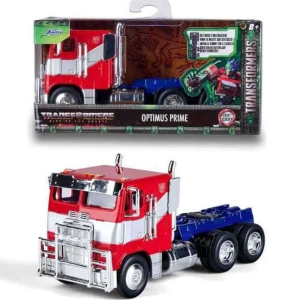 Leksak - JADA TOYS - Transformers Optimus Prime Small Truck Car - Röd - Blandat - Från 8 år