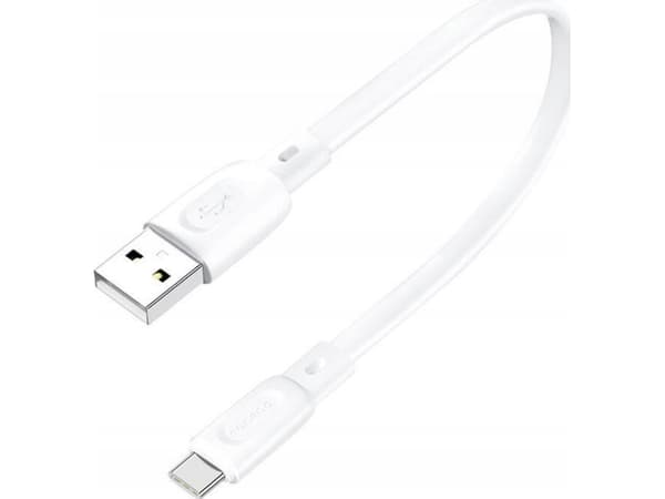 USB-A - Lightning cable Foneng X107 3A, 0.25m (white)