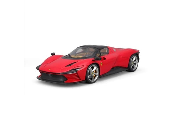 BBURAGO Ferrari Sig. Daytona SP3 1:18 rot, Superbil, Montert på forhånd, 1:18, Ferrari Signature Daytona SP3, Alle kjønn, Metall, Plast