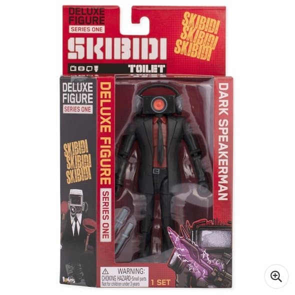 Skibidi Toilet Action Figure Deluxe Dark Speakerman 15cm