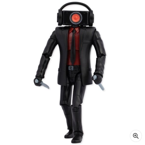Skibidi Toilet Action Figure Deluxe Dark Speakerman 15cm