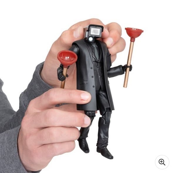 Skibidi Toilet Action Figure Deluxe Plungerman 15cm
