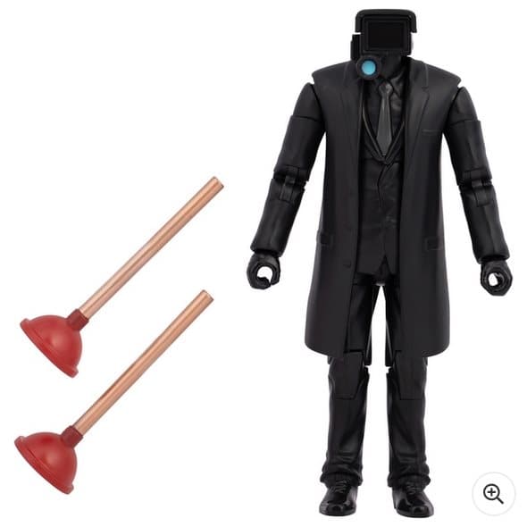 Skibidi Toilet Action Figure Deluxe Plungerman 15cm