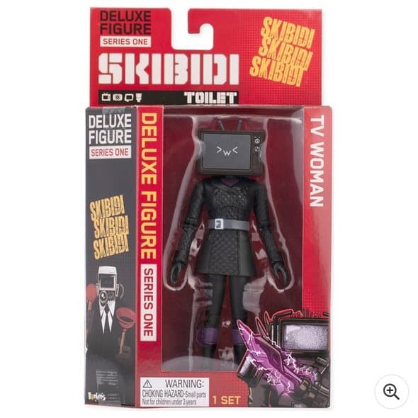 Skibidi Toilet Action Figure Deluxe TV Woman 15cm