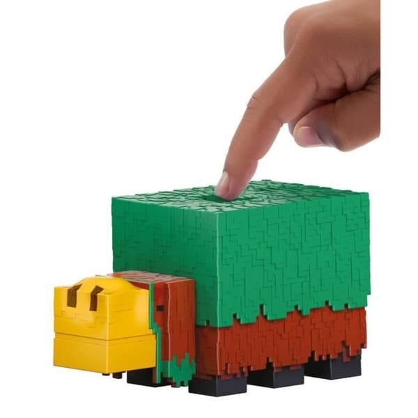 Minecraft-Renifleur figurin med fungerande lemmar 8,25 cm med ljud från spelet - Minecraft - HXM85