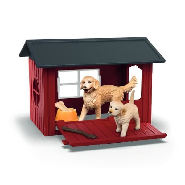 Nischlåda med Golden Retriever, SCHLEICH 42722 Farm World, Från 4 år