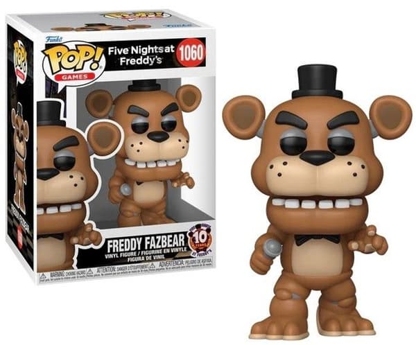 Figur FNAF 10 år - Freddy Fazbear Pop 10cm