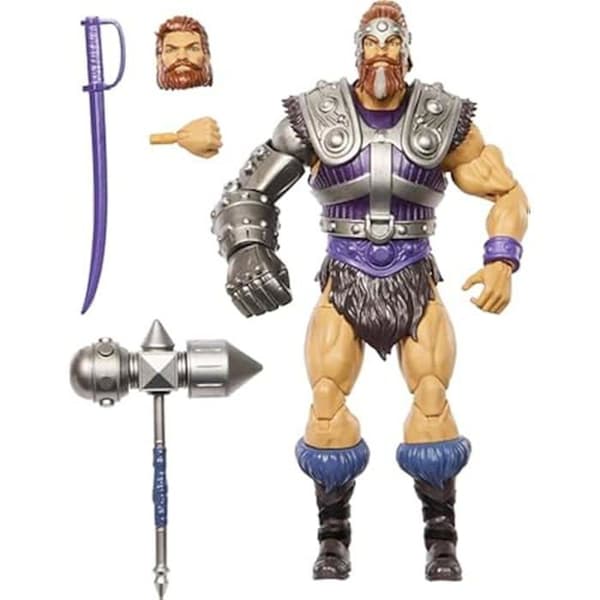 Artikulerad figur - MASTERS OF THE UNIVERSE - Fisto - 18 cm - 30 artikulationspunkter - Stålhand