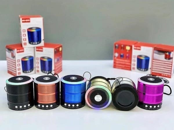 Głośnik okrągły Bluetooth kabel USB MIX EDUKAMP