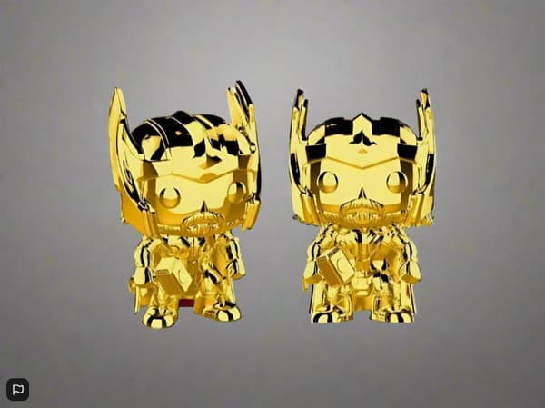 Funko Pop THOR In CHROME NO 381 Marvel  Avengers Action Figure