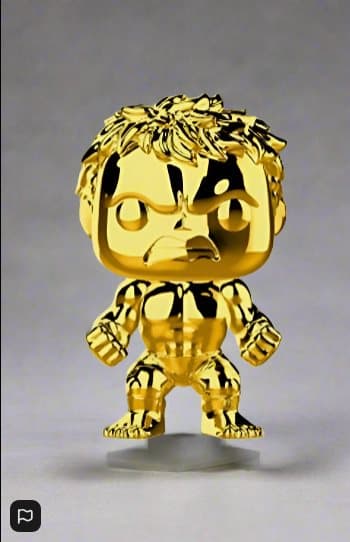 Funko Pop HULK IN CHROME NO 379 Marvel Avengers Action Figure