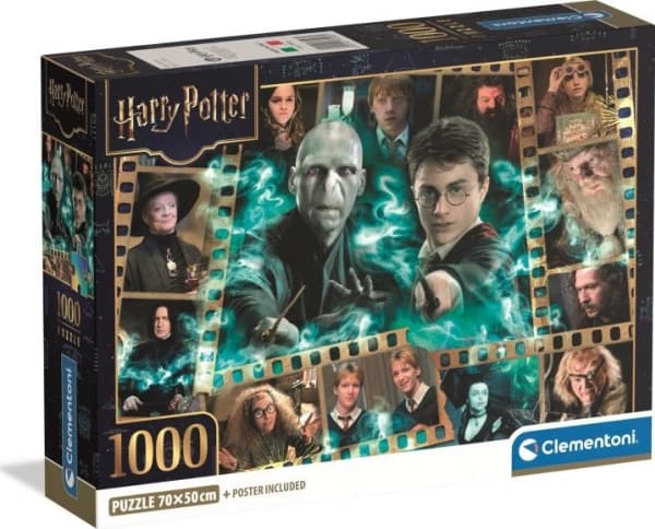 Clementoni Puzzle Compact Harry Potter 1000 brikker (37048)