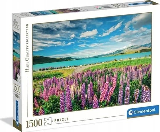 CLE pussel 1500 HQ Lupiner vid Lake Tekapo 31728