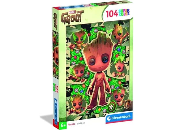 Clementoni Pussel SuperColor Marvel Groot 104 bitar (25051)