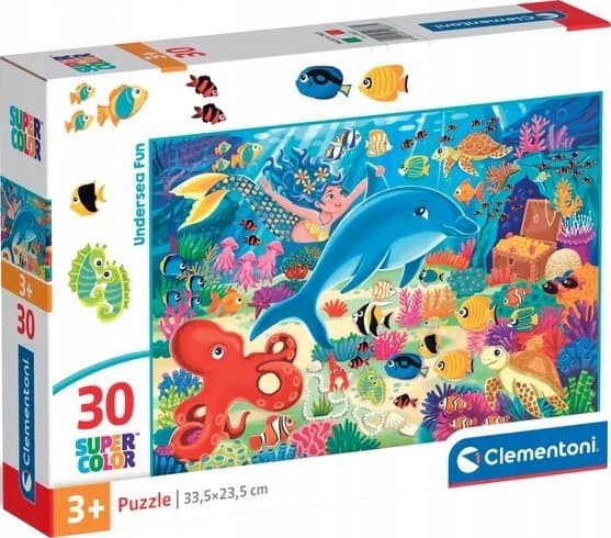 Clementoni Pussel SuperColor Undersea Fun 30 bitar (20837)