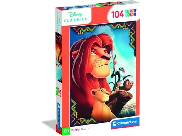 Clementoni Puzzle SuperColor Disney The Lion King 104 elementer (25052)