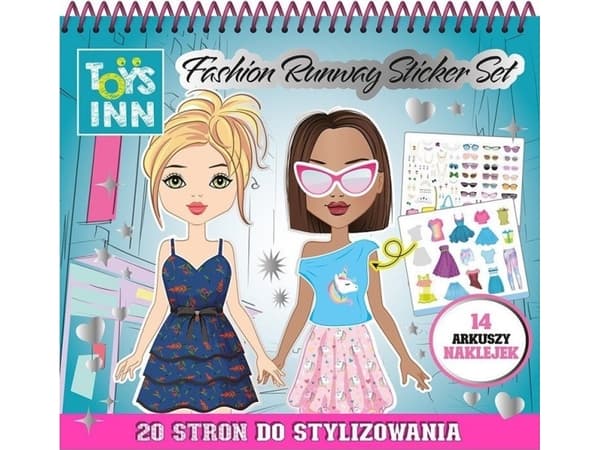 Fashion Runway Stickers Coloring Book Fashion Stnux