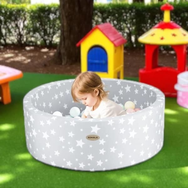 DEVESSPORT Kohala Baby Ball Pool med 100 bollar för barn