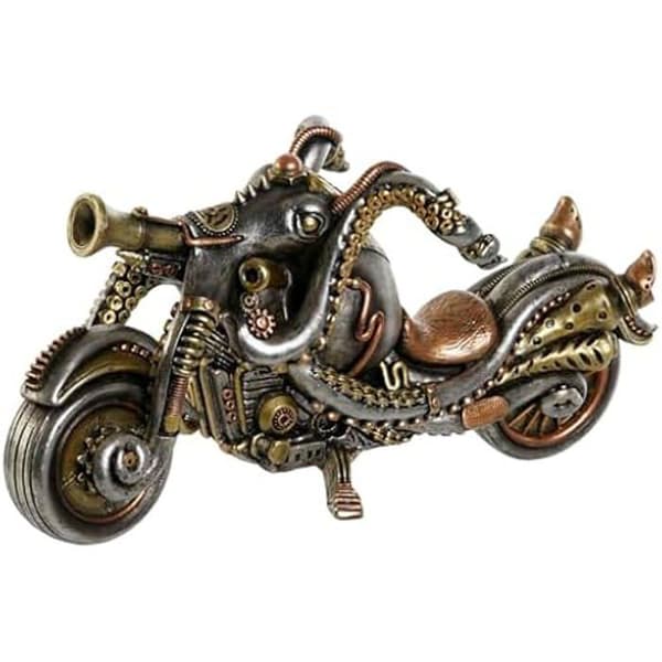 Dekorativ figur - HOME ESPRIT - Motorcykel - Flerfärgad - 30 x 11 x 14 cm - Interiör