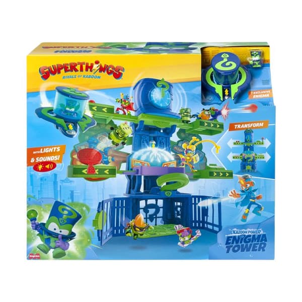 Superthings figurer Enigma Tower
