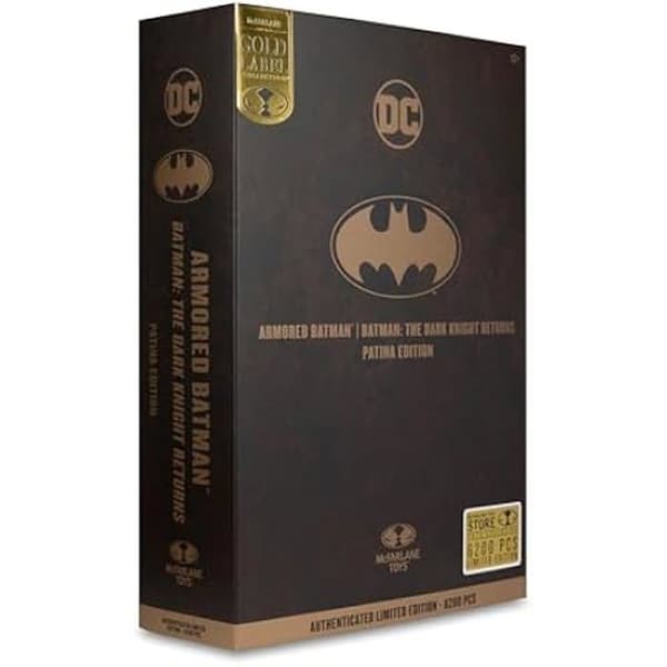 Actionfigur - MCFARLANE - Armored Batman (The Dark Knight Returns) - 17,8 cm - Patina Edition - Gold Label