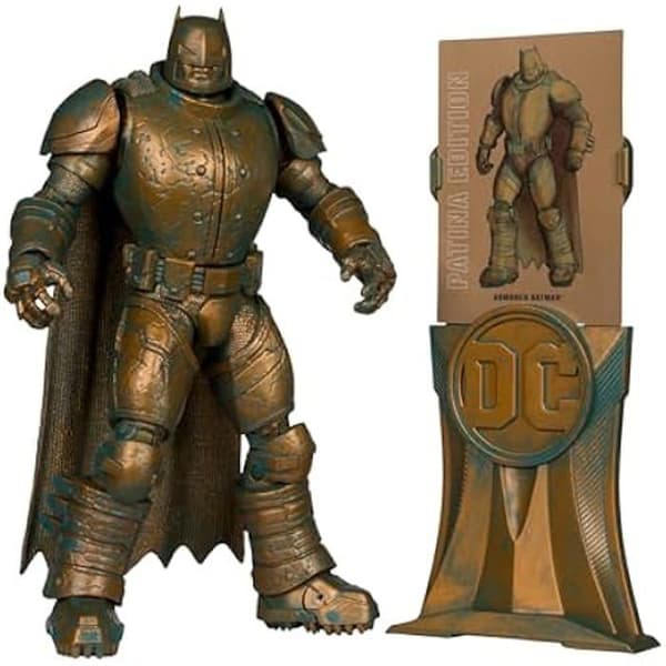 Actionfigur - MCFARLANE - Armored Batman (The Dark Knight Returns) - 17,8 cm - Patina Edition - Gold Label