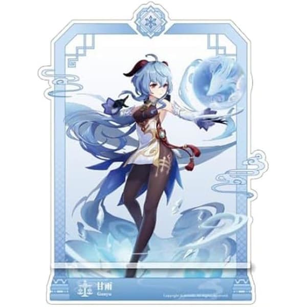 Akrylfigur - SAKAMI - Genshin Impact - Ganyu - 17 cm - Telefonstöd - Original