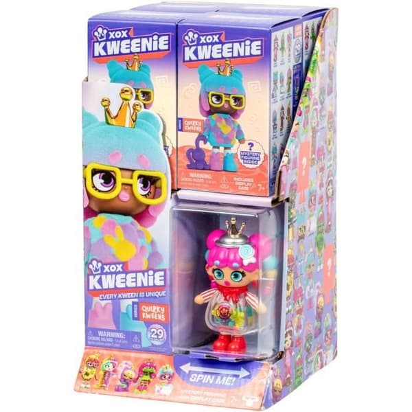 Överraskningsdocka - XOX KWEENIE - Quirky-serien - 13 cm - 13 modeller att samla - Slumptal modell