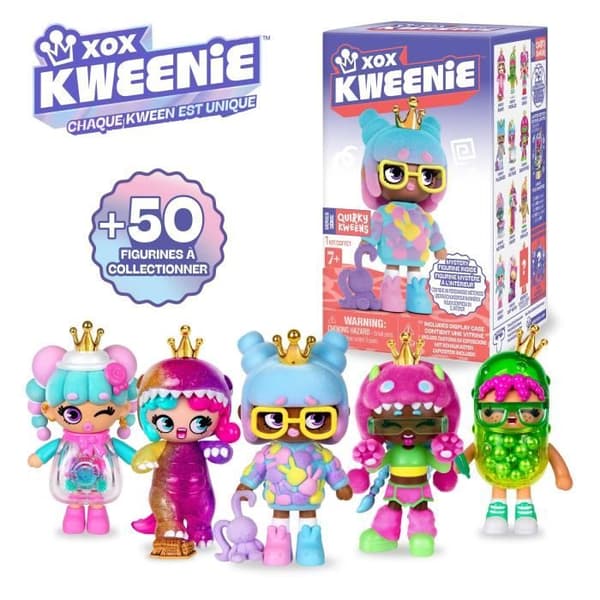 Överraskningsdocka - XOX KWEENIE - Quirky-serien - 13 cm - 13 modeller att samla - Slumptal modell