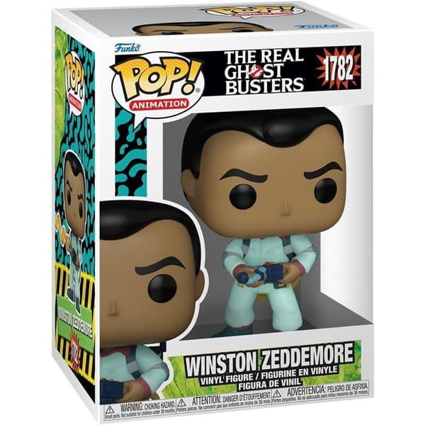 Figur i miniatyr - Funko - POP Animation De riktiga spökhjälparna - Winston Zeddemore n°1782