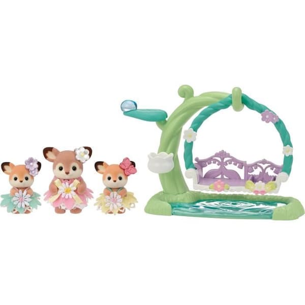 Bebisar Biche och balansvagn - SYLVANIAN FAMILIES - 5801