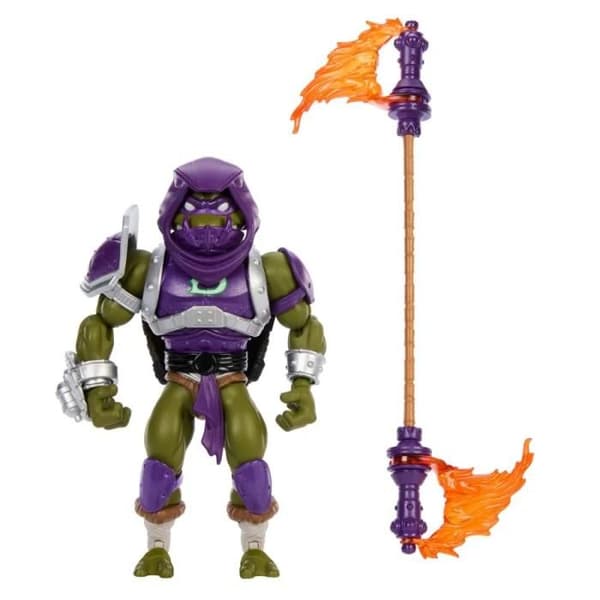 Figurine miniatyr - Mattel - Masters of the Universe x TMNT Sköldpaddor från Grayskull Donatello