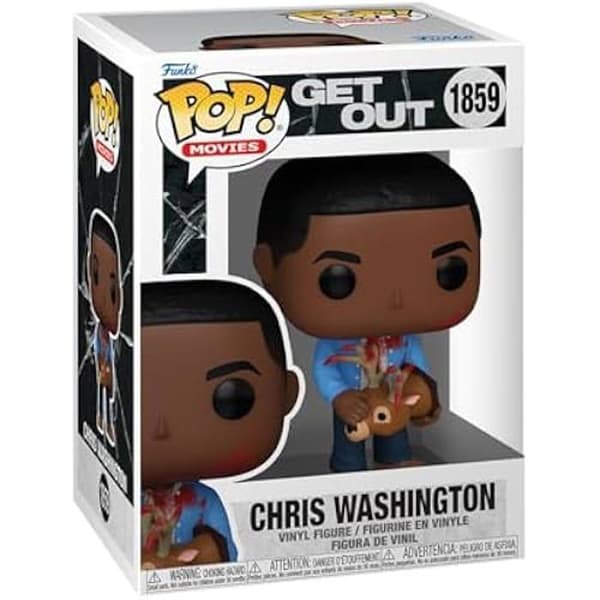 Figur - Funko Pop! - Get Out - Chris Washington med Hjort - 9,5 cm - Kvalitetsvinyl