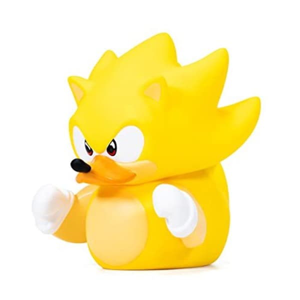 Samlarfigur - TUBBZ - Super Sonic - Gummikanin - 9 cm - Officiell Sonic The Hedgehog