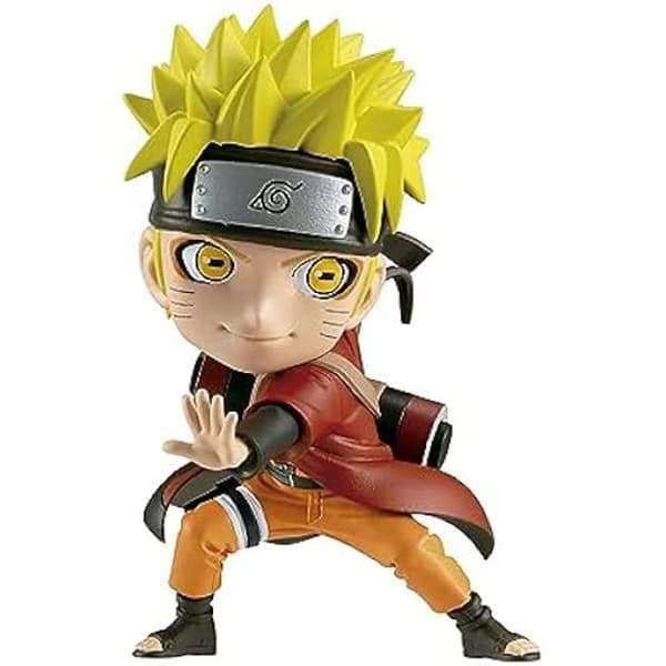 Figur föremål - BANDAI - VE63383 - Naruto Uzumaki - 8 cm - Kawaii - Flera färger