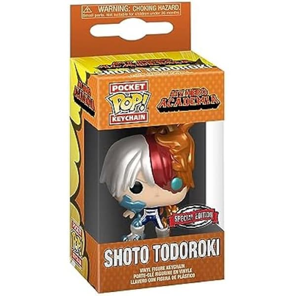 Mini-Figurine - Funko Pop! - My Hero Academia - Todoroki - Metallisk - 11,76 cm