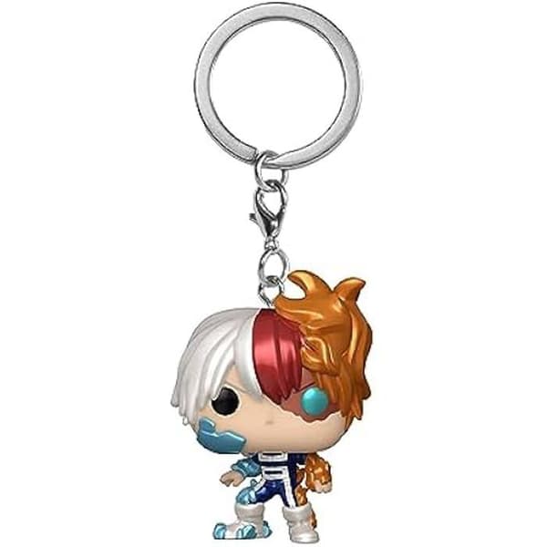 Mini-Figurine - Funko Pop! - My Hero Academia - Todoroki - Metallisk - 11,76 cm