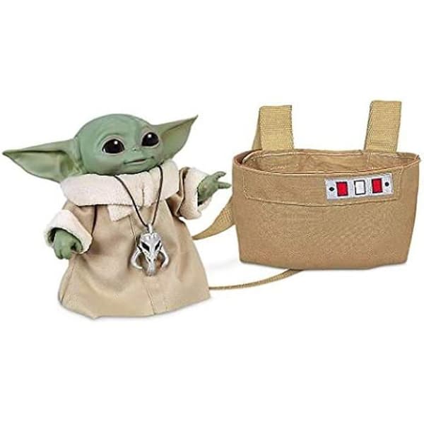 Figur - HASBRO - Baby Yoda - Animatronisk - 25 ljud och rörelser - Väska ingår