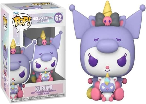 Toy - FUNKO - Hello Kitty-Kuromi - 9,5 cm statyett - POP!