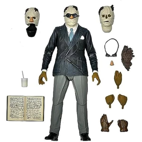 Figur - NECA - 4818 - Osynlig man - 18 cm - Samlarleksak